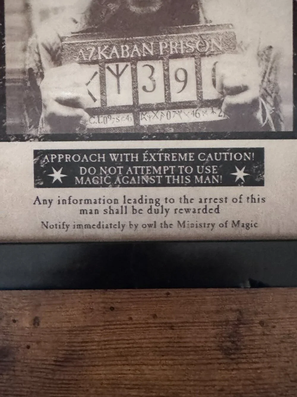 SIRIUS BLACK WANTED POSTER HARRY POTTER WALL DECOR